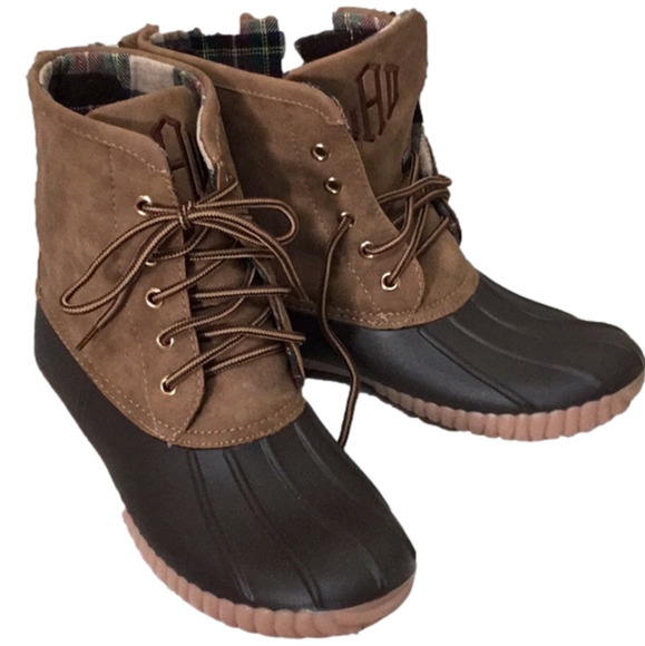 MARLEYLILLY monogrammed boots for women size 8 - Picture 4 of 13